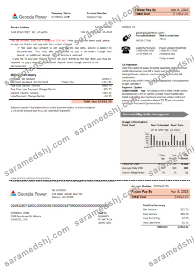 Georgia Power utility new brand business bill SCR